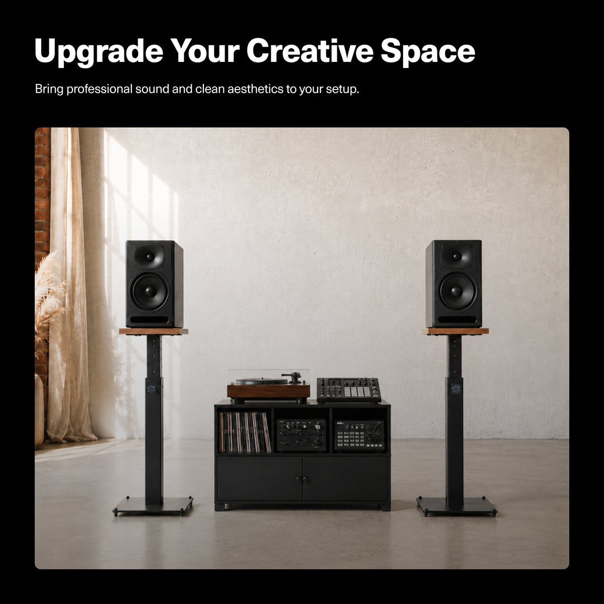 Wavebone Grand Apollo High Load-Bearing Speaker Stands (PAIR)