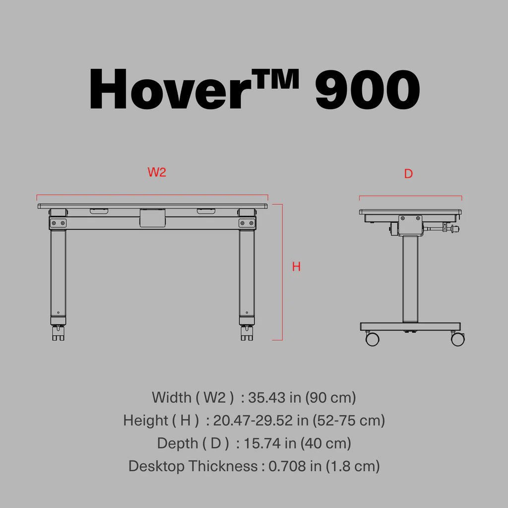 Wavebone Hover 900 Height-Adjustable Keyboard Stand