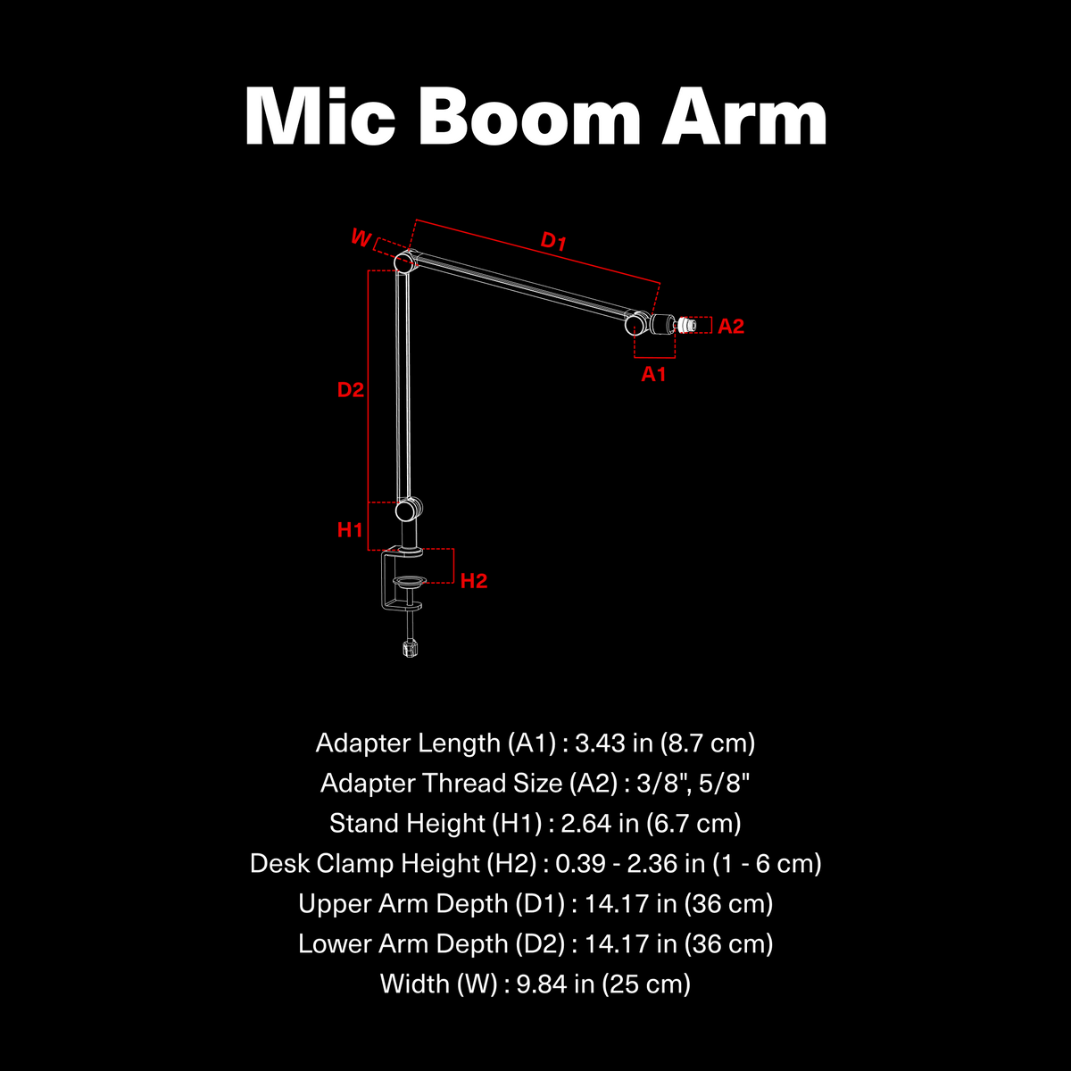 Wavebone Microphone Arm