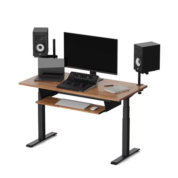 Wavebone Starship Motorised Studio Desk with speaker stands