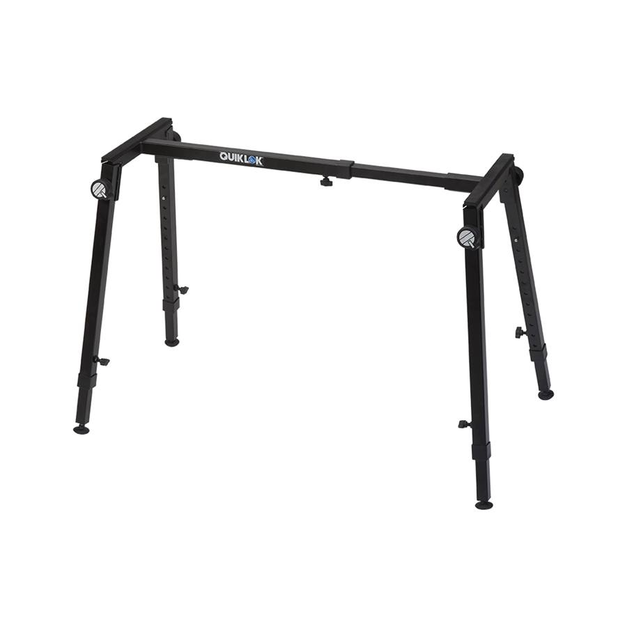 QuikLok WS421 Height & Width Adjustable Foldable Keyboard/Mixer Stand - Black