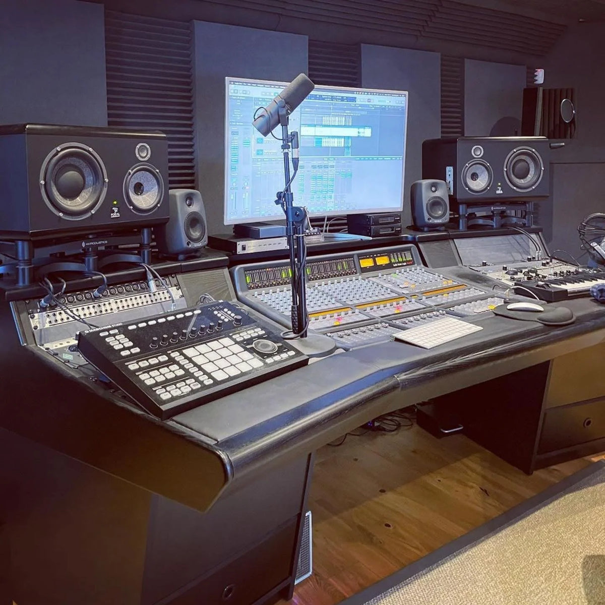 Zaor Matrix Angled Studio Desk for SSL Matrix