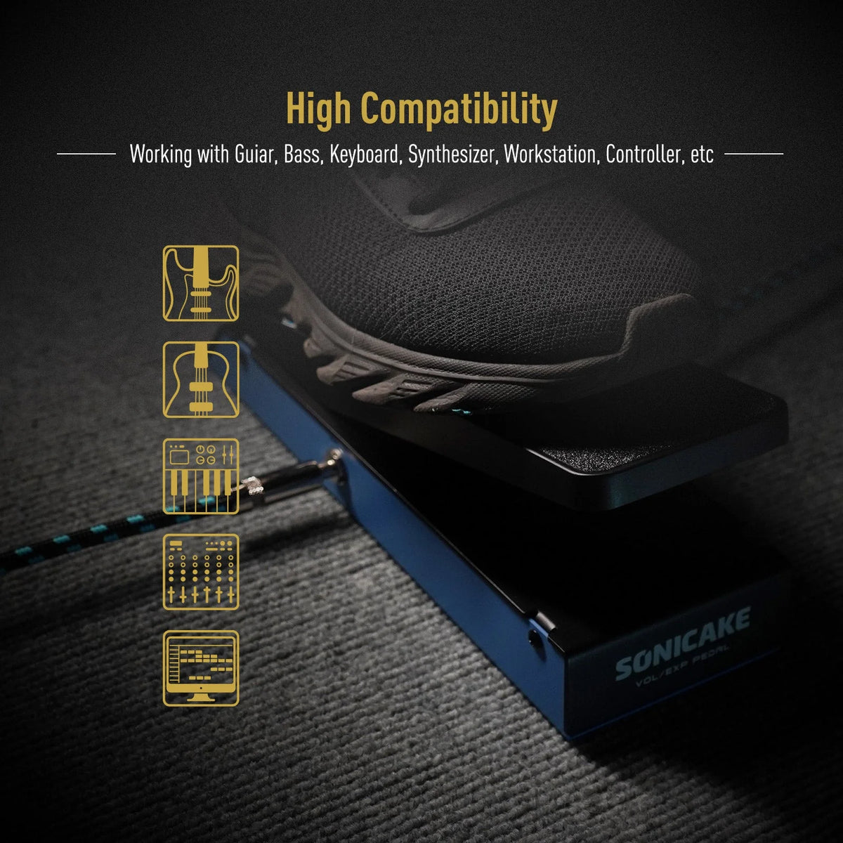 Sonicake FlipVol Volume / Expression Pedal
