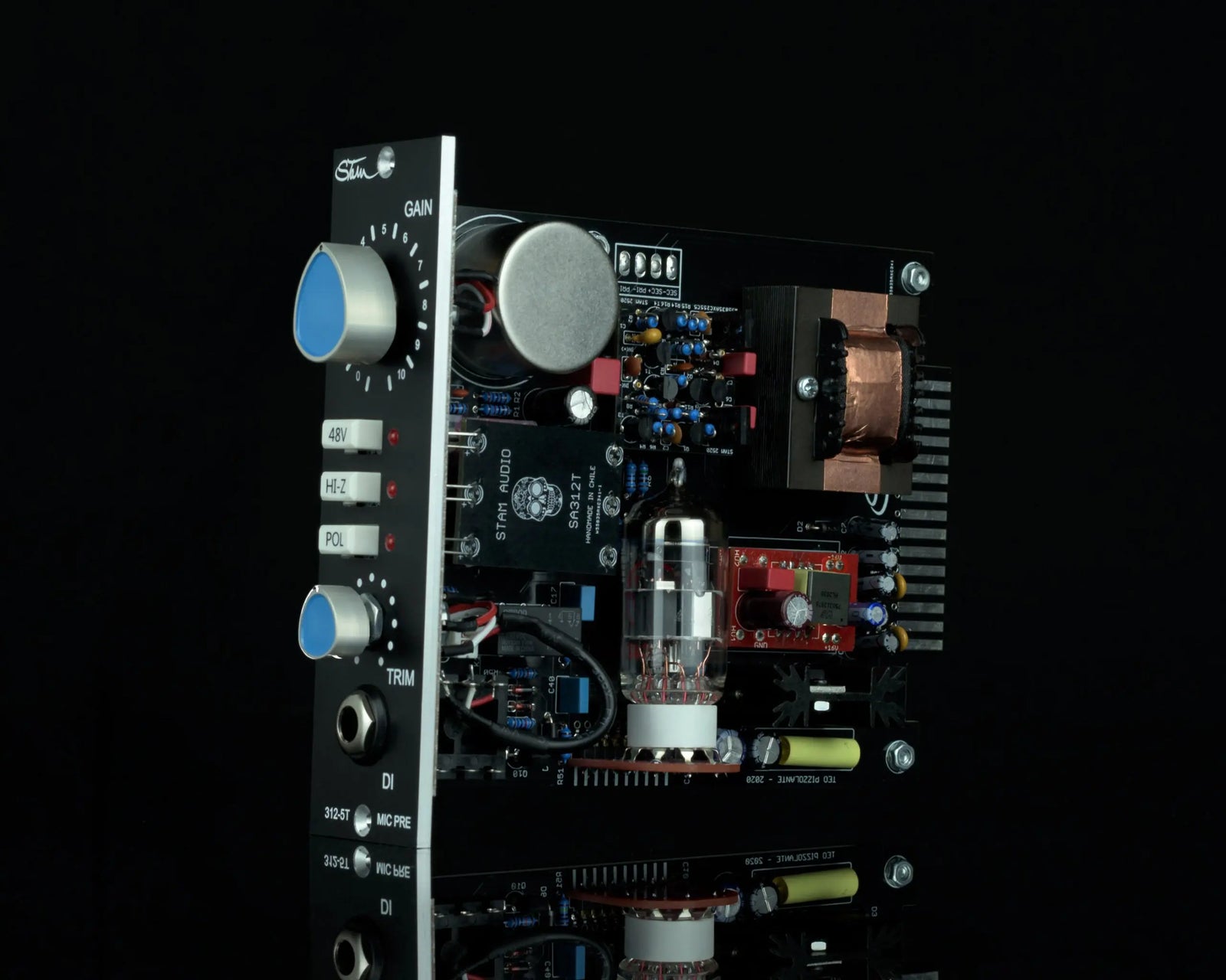 Stam Audio 312-5T Discrete tube Mic Preamp with DI Stam Audio