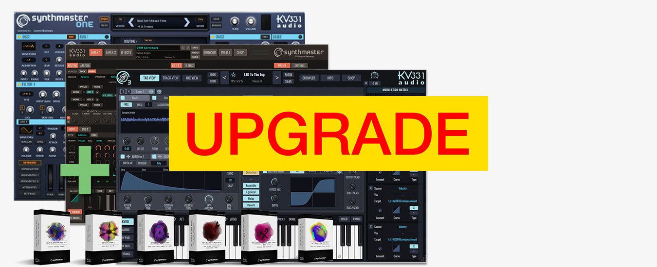 KV331 SynthMaster Producer Bundle upgrade — KV331 Audio