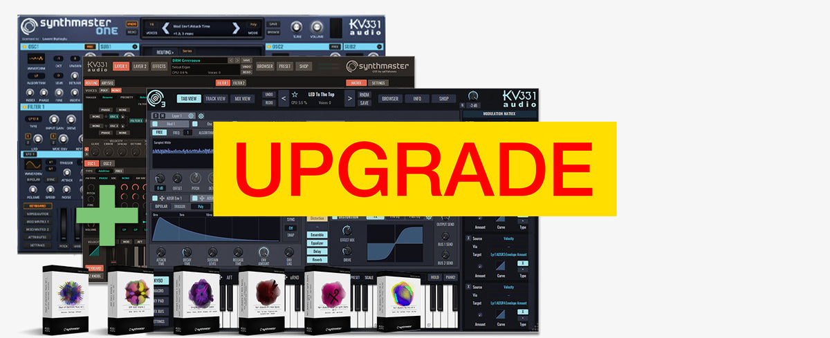 KV331 SynthMaster Producer Bundle upgrade — KV331 Audio