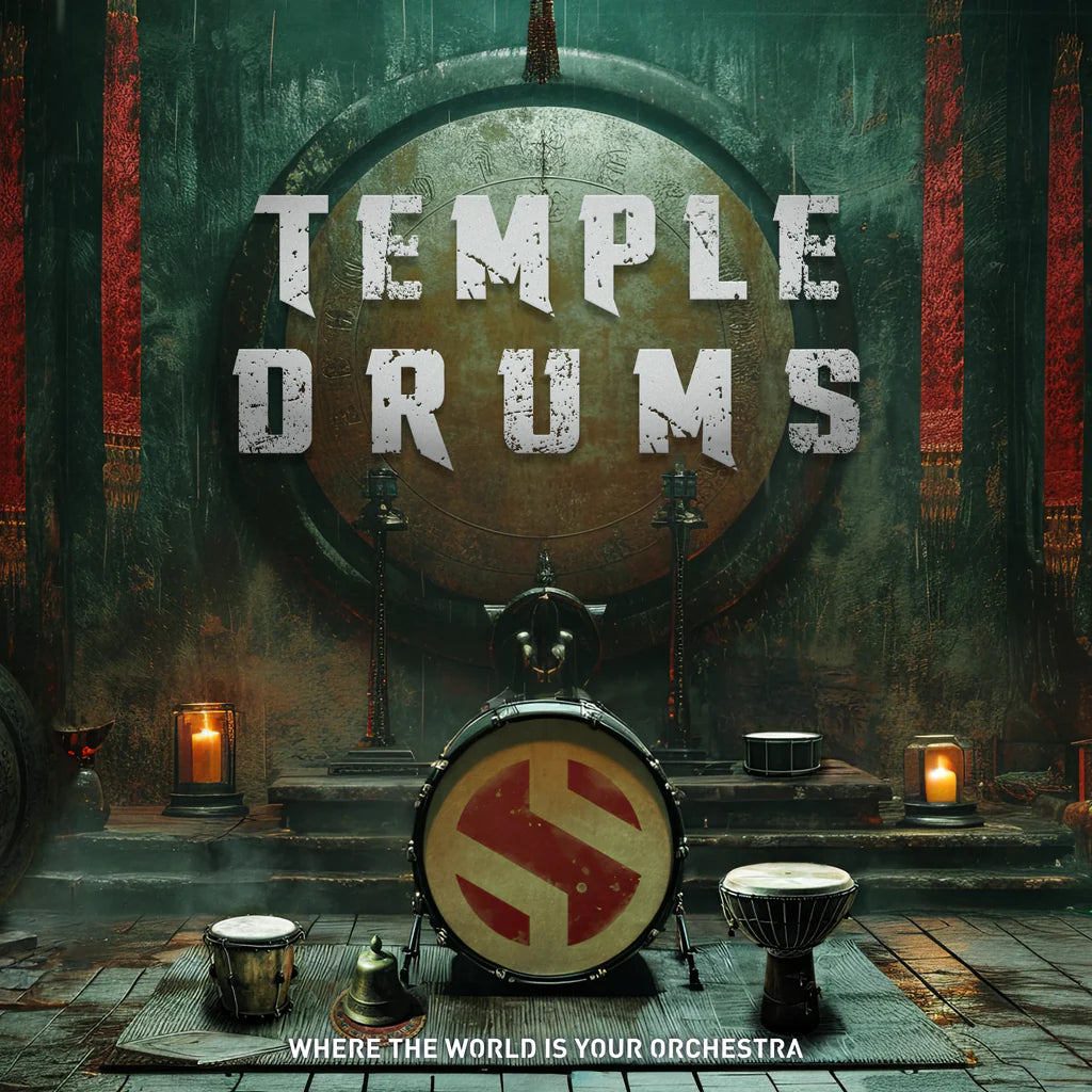 Soundiron Temple Drums Cinematic Percussion Library For Kontakt &amp; Decent Sampler (Serial Nr + Download)