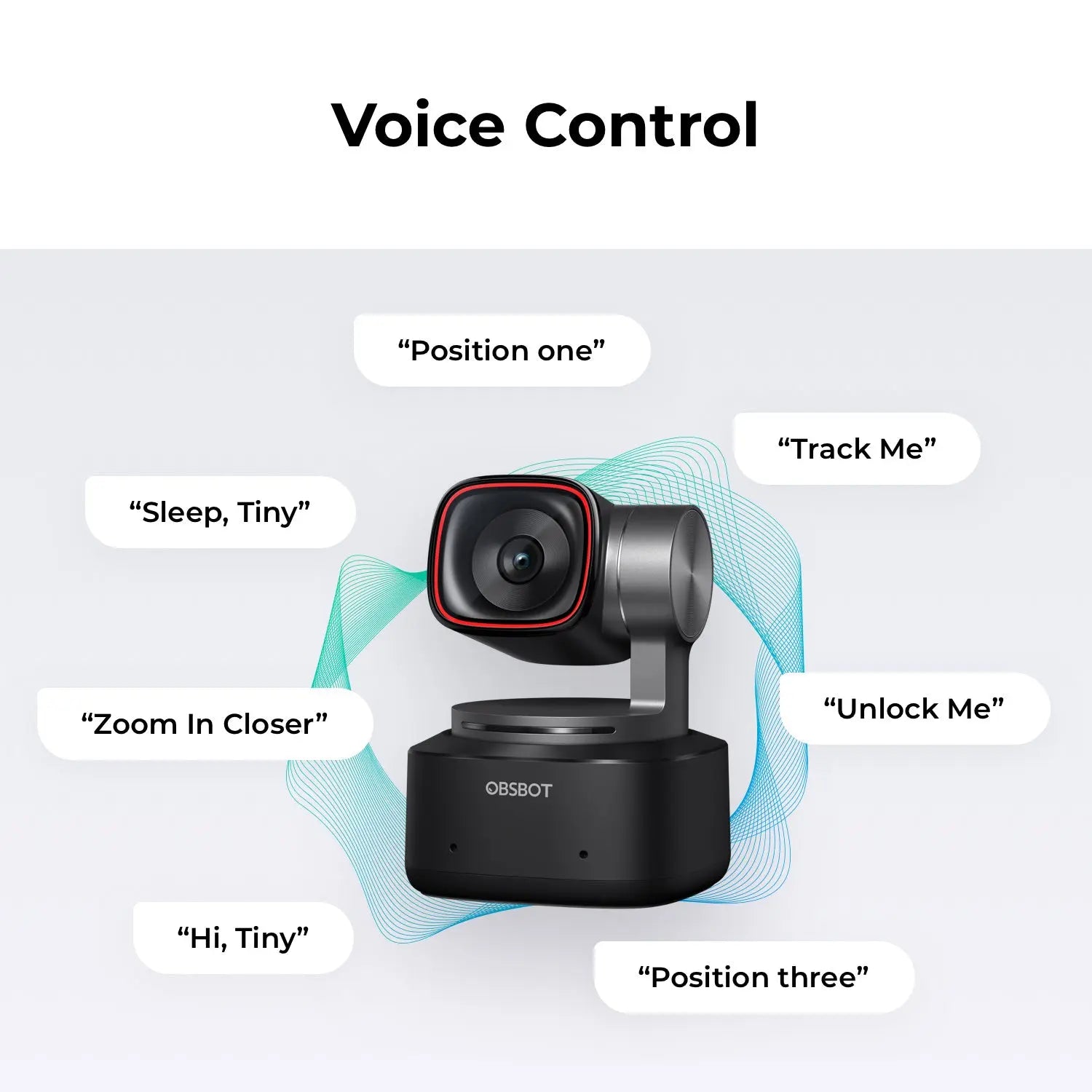 OBSBOT Tiny 2 AI-Powered PTZ 4K Webcam OBSBOT