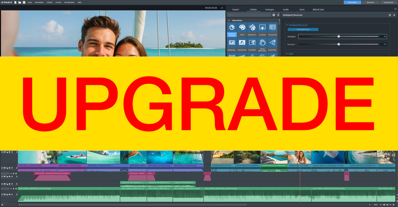 MAGIX Video deluxe Plus upgrade — MAGIX