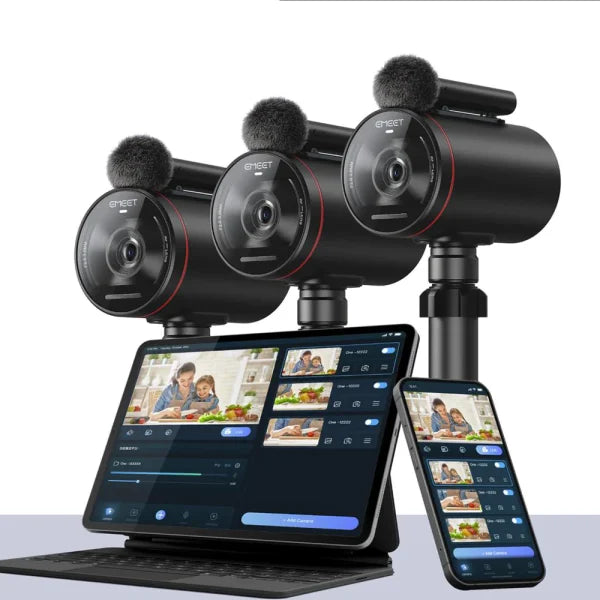 EMEET StreamCam One True Wireless Live Streaming Camera  - 3 Pack