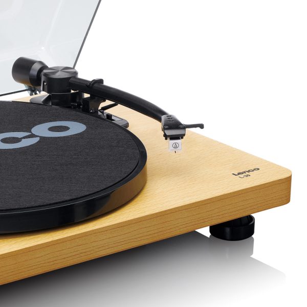 Lenco L-30 Turntable with USB/PC Encoding – Wood