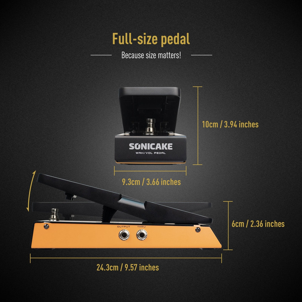 Sonicake FlipWah Volume / Wah Pedal