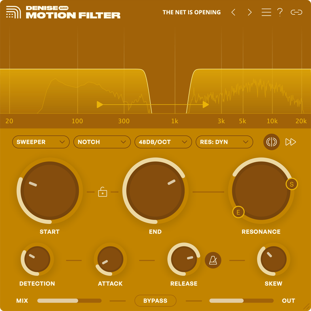Denise Audio Motion Filter — Denise Audio