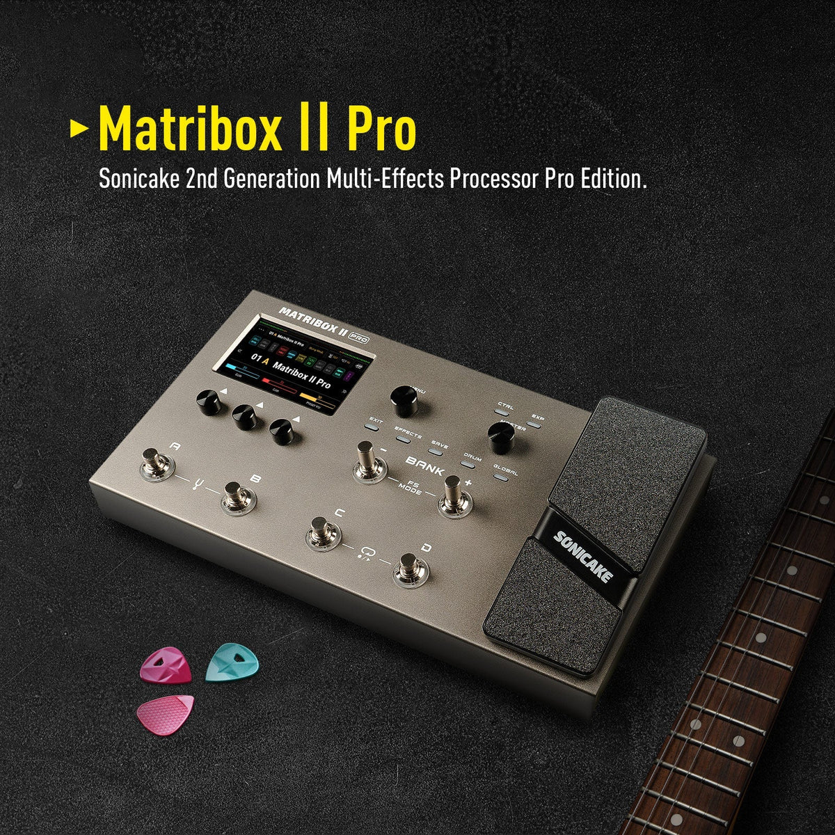 Sonicake Matribox II Pro Multi-Effects Guitar Pedal
