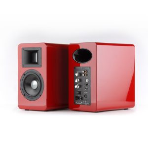 Airpulse A100 Powered Hifi Speakers - Gloss Red