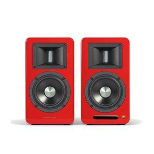 Airpulse A100 Powered Hifi Speakers - Gloss Red