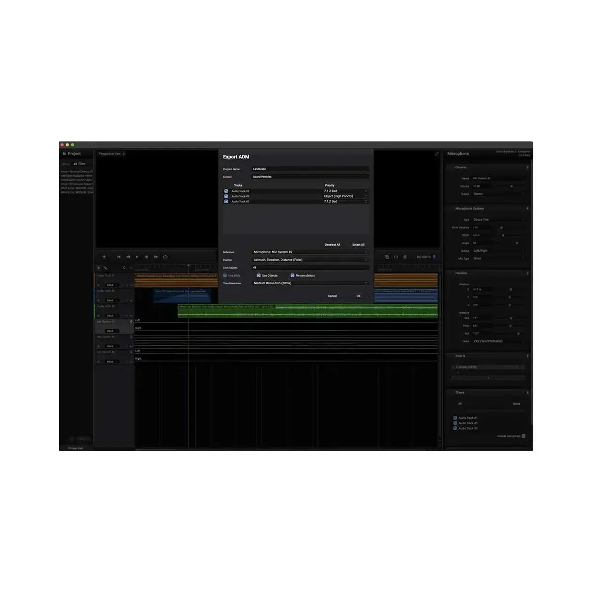 Sound Particles 3 Dolby Atmos Export