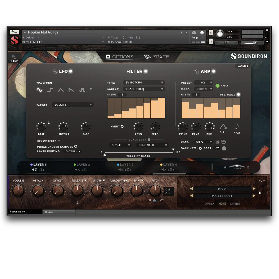 Soundiron Hopkin Intrumentarium: Flat Gongs