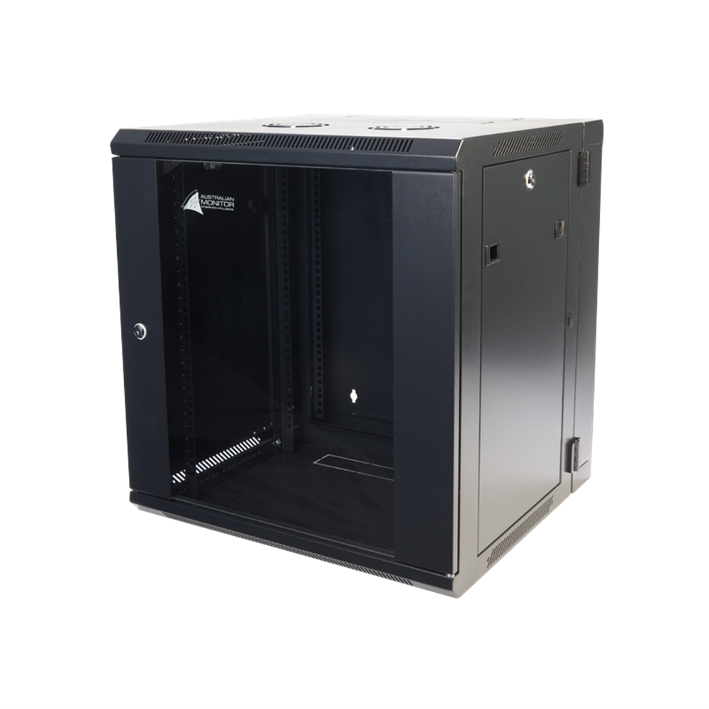 INT12 12RU wall mount equipment rack - Australian Monitor