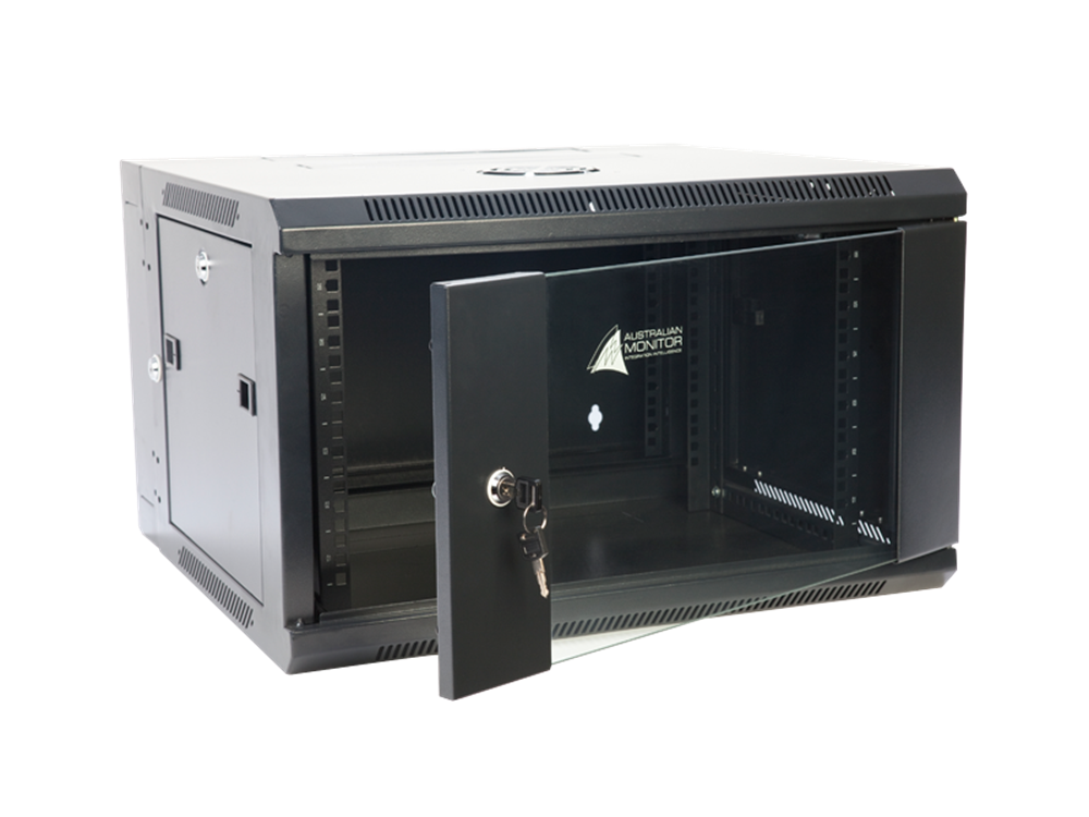 INT6 6RU wall mount equipment rack - Australian Monitor