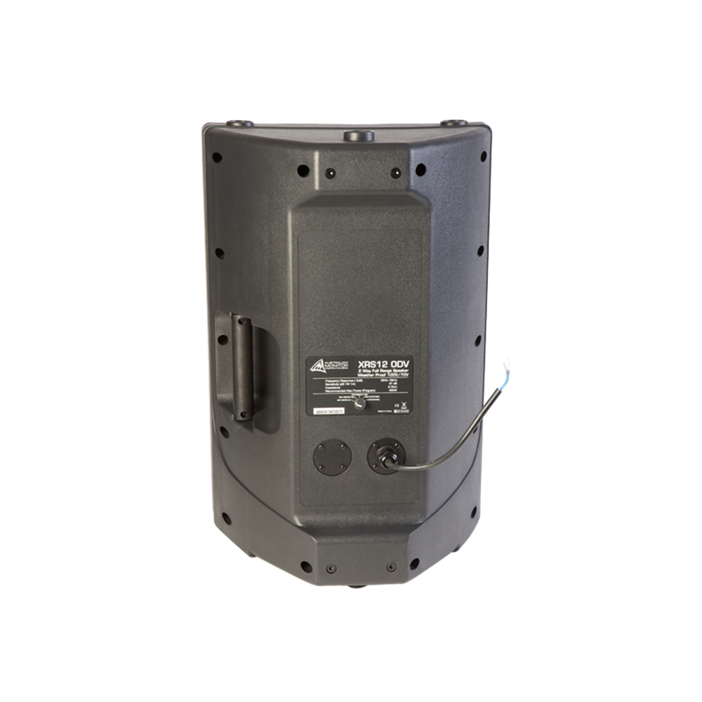 XRS12ODV 12 inch IP44 outdoor speaker rear - Australian Monitor