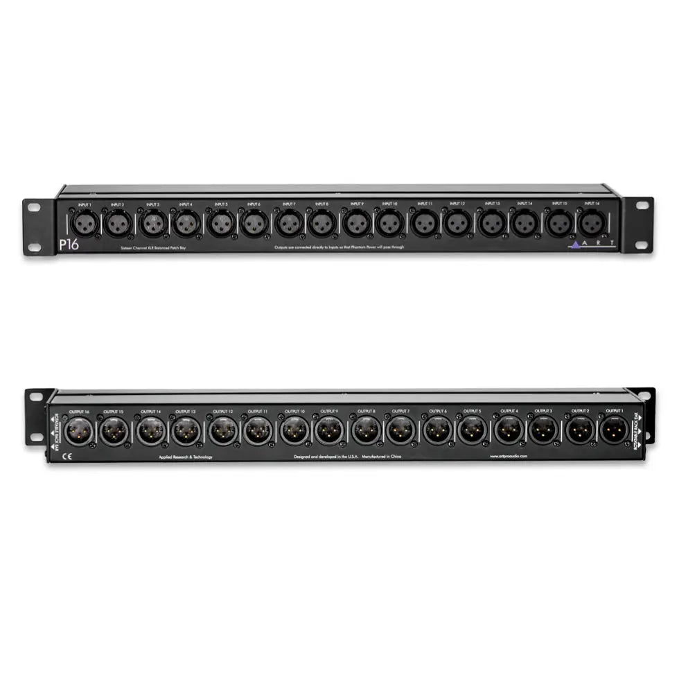 ART P16 XLR Patch Panel ART