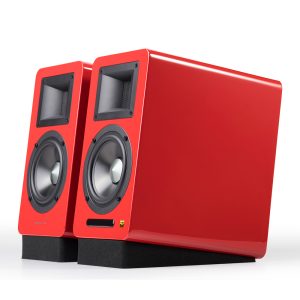 Airpulse A100 Powered Hifi Speakers - Gloss Red