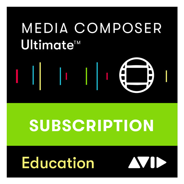 AVID Media Composer Ultimate 1Y Subscription EDUCATION - RENEW (Serial Nr + Download) (Copy)