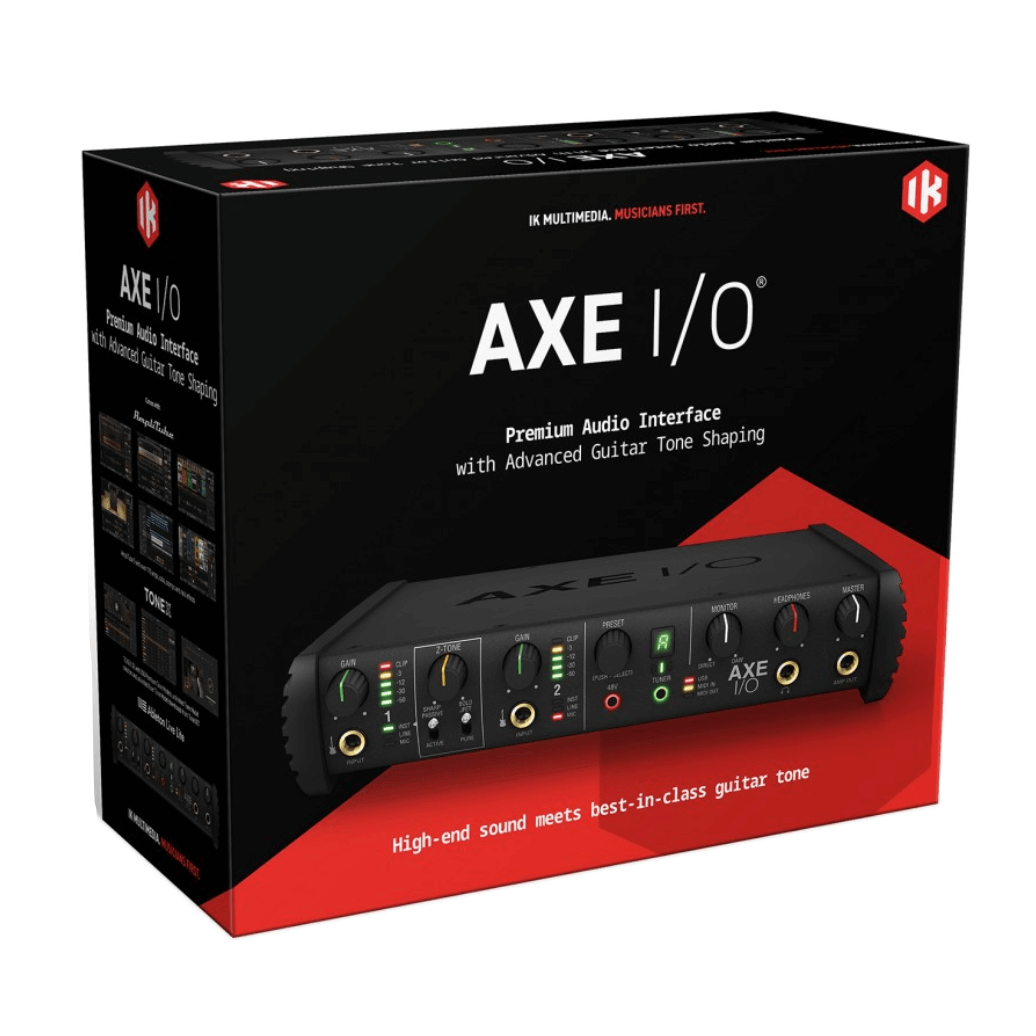 IK Multimedia AXE I/O - Premium Audio Interface w/Advanced Guitar Tone Shaping