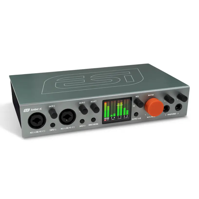 ESI Amber i4 4-in/4-out Professional 24-bit/192kHz USB-C Audio Interface