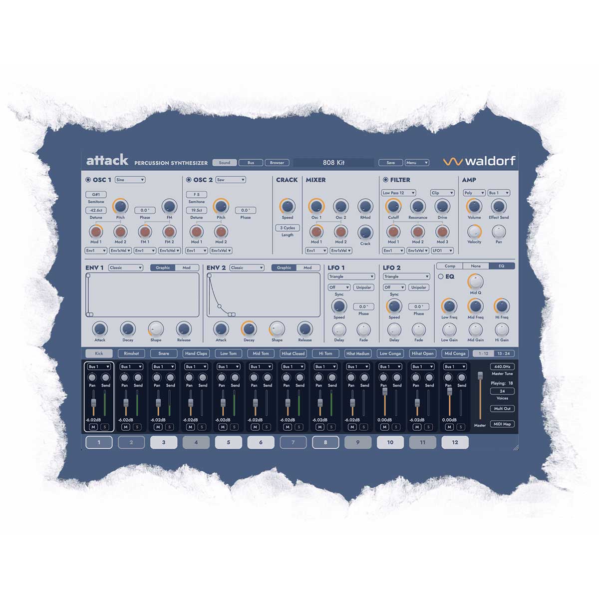 Waldorf Attack 3 Percussion Synthesizer (Digital Download)