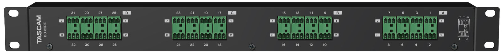 Tascam BO-32DE D-Sub breakout for ML range