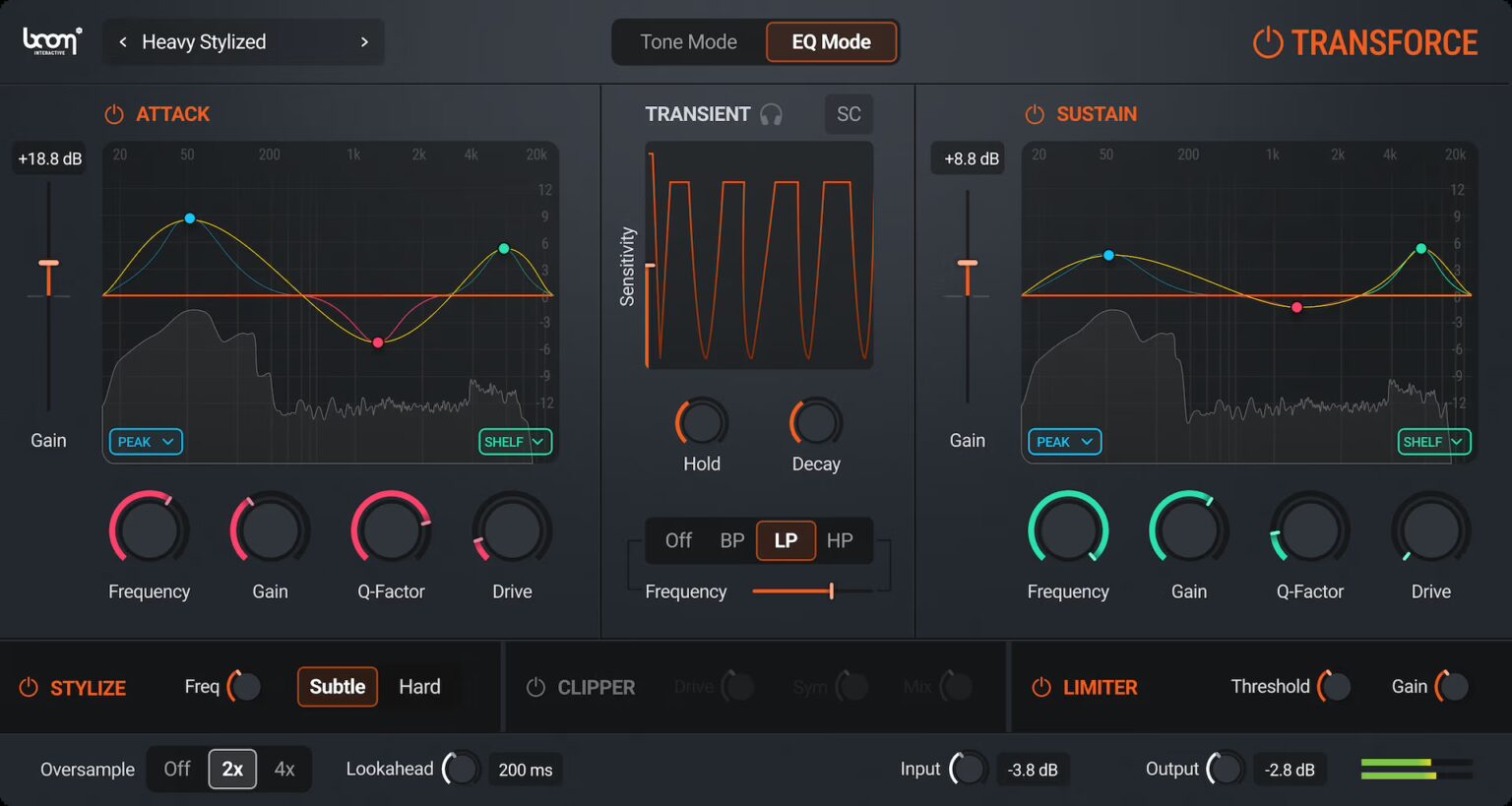 Boom Transforce Transient Shaper Plug-In (Digital Download)