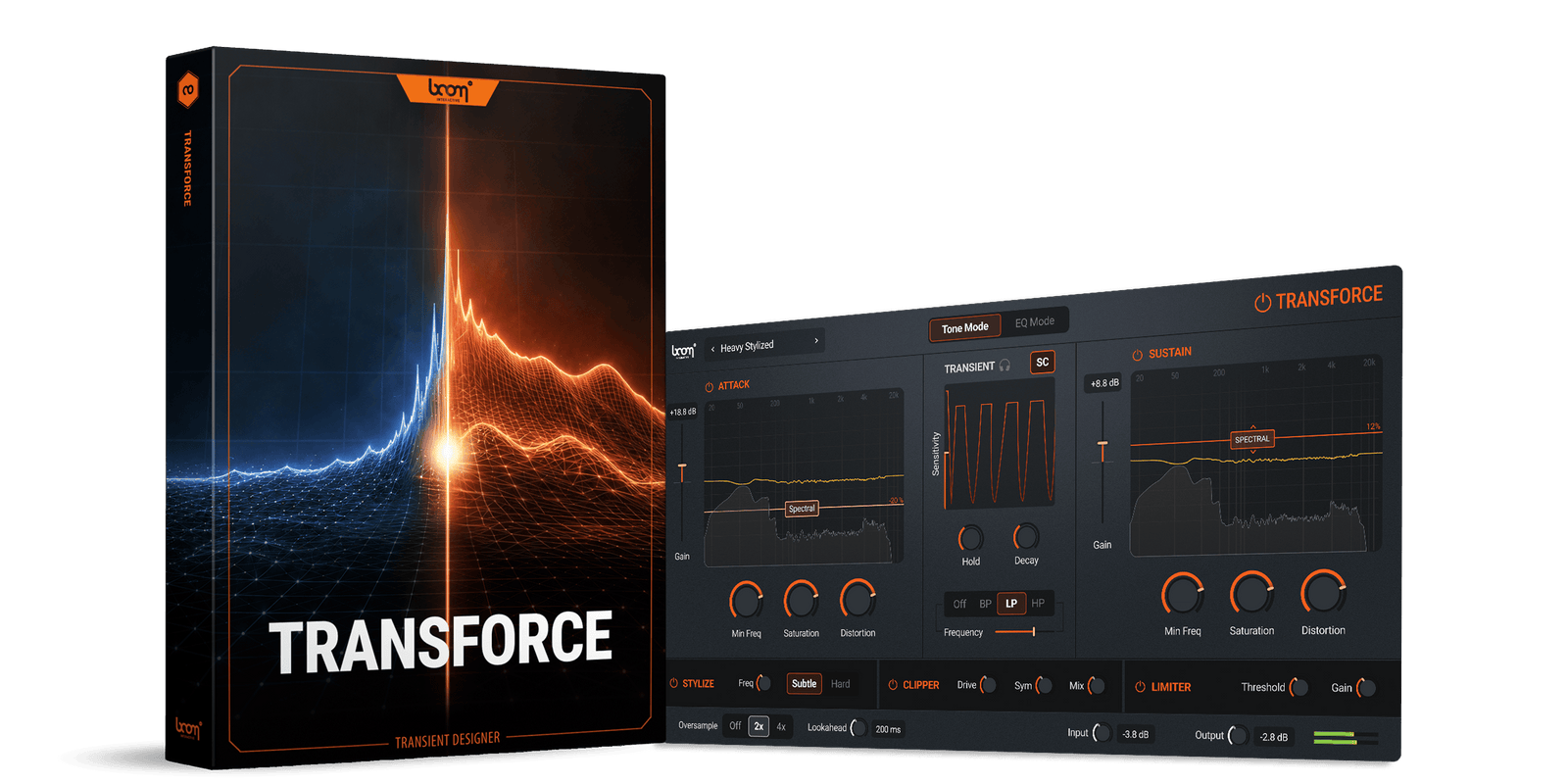 Boom Transforce Transient Shaper Plug-In (Digital Download)