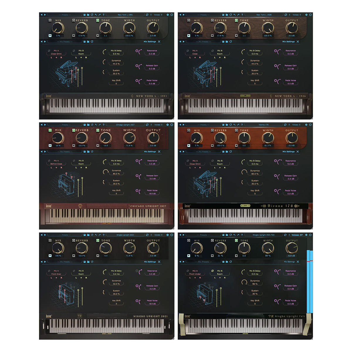 Boz Digital All Pro Pianos Bundle