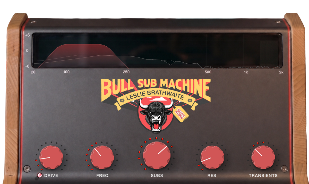 Safari Audio Bull Sub Machine V2 sub-bass plug-in interface
