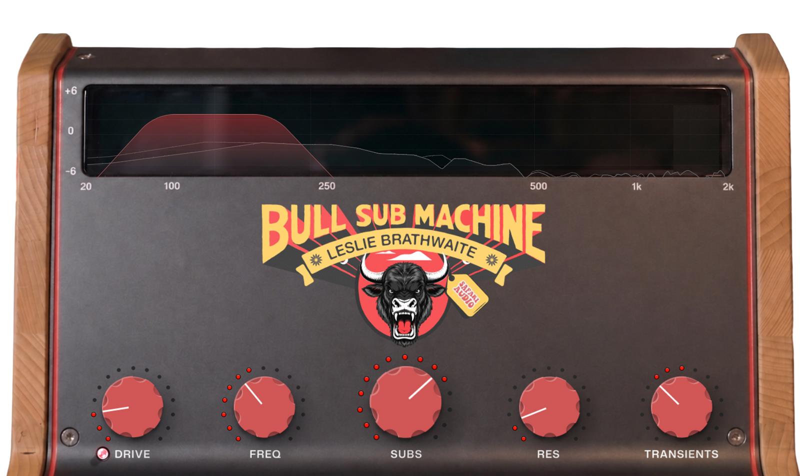 Safari Audio Bull Sub Machine V2 sub-bass plug-in interface