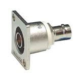 Canare BJ-JRUD 50 ohm BNC feedthrough D-shape chassis