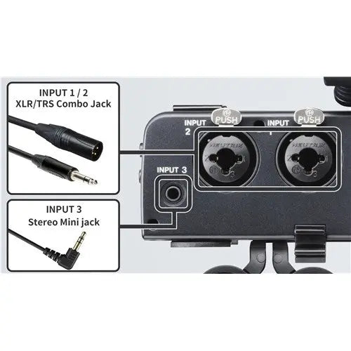 TASCAM XLR Mic Adapter for general DSLR Cameras Analog Signal TASCAM