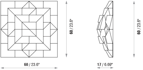 Jocavi CERATMOS-W Half-spherical Tridimensional Diffusor for Dolby Atmos Control Rooms