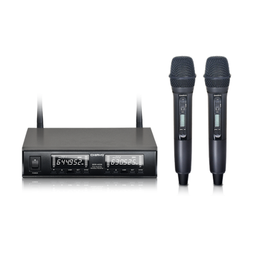 Chiayo CW6220HHDP Dual Channel UHF True Diversity Kits with 2x hand held transmitters