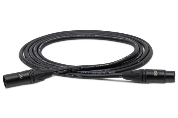 Hosa CMK050AU Edge Microphone Cable, Neutrik XLR3F to XLR3M, 50 ft / 15M