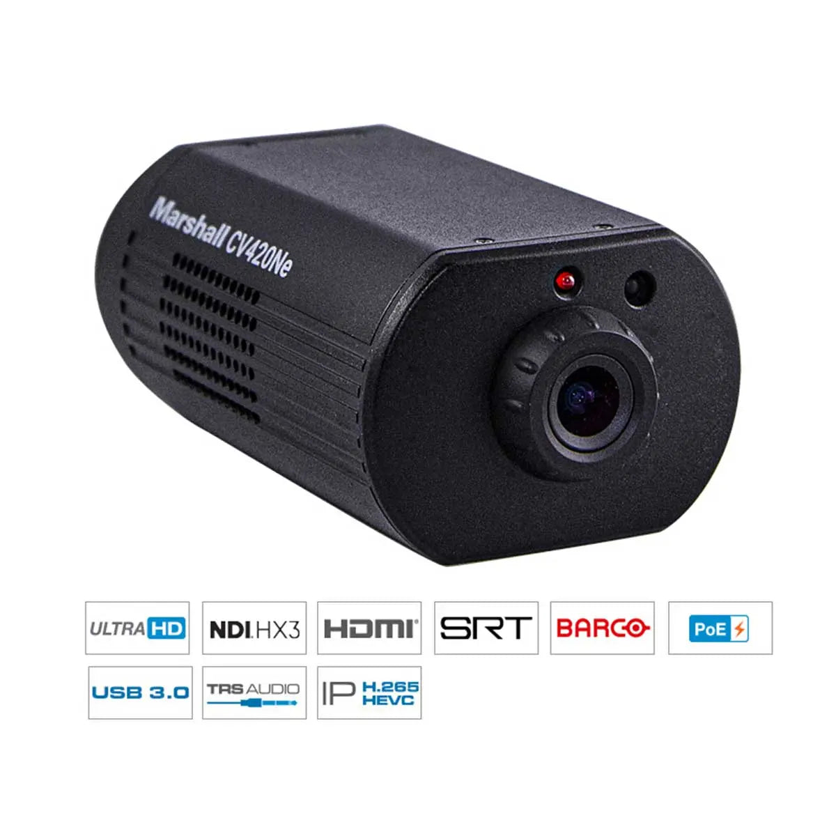 Marshall CV420Ne Compact 4K60 Stream Camera (NDI|HX3, HDMI & USB) Marshall Electronics