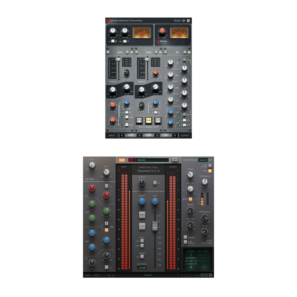 SSL Channel Strip 2 and Harrison 32Classic Channel Bundle (Serial Nr + Download)