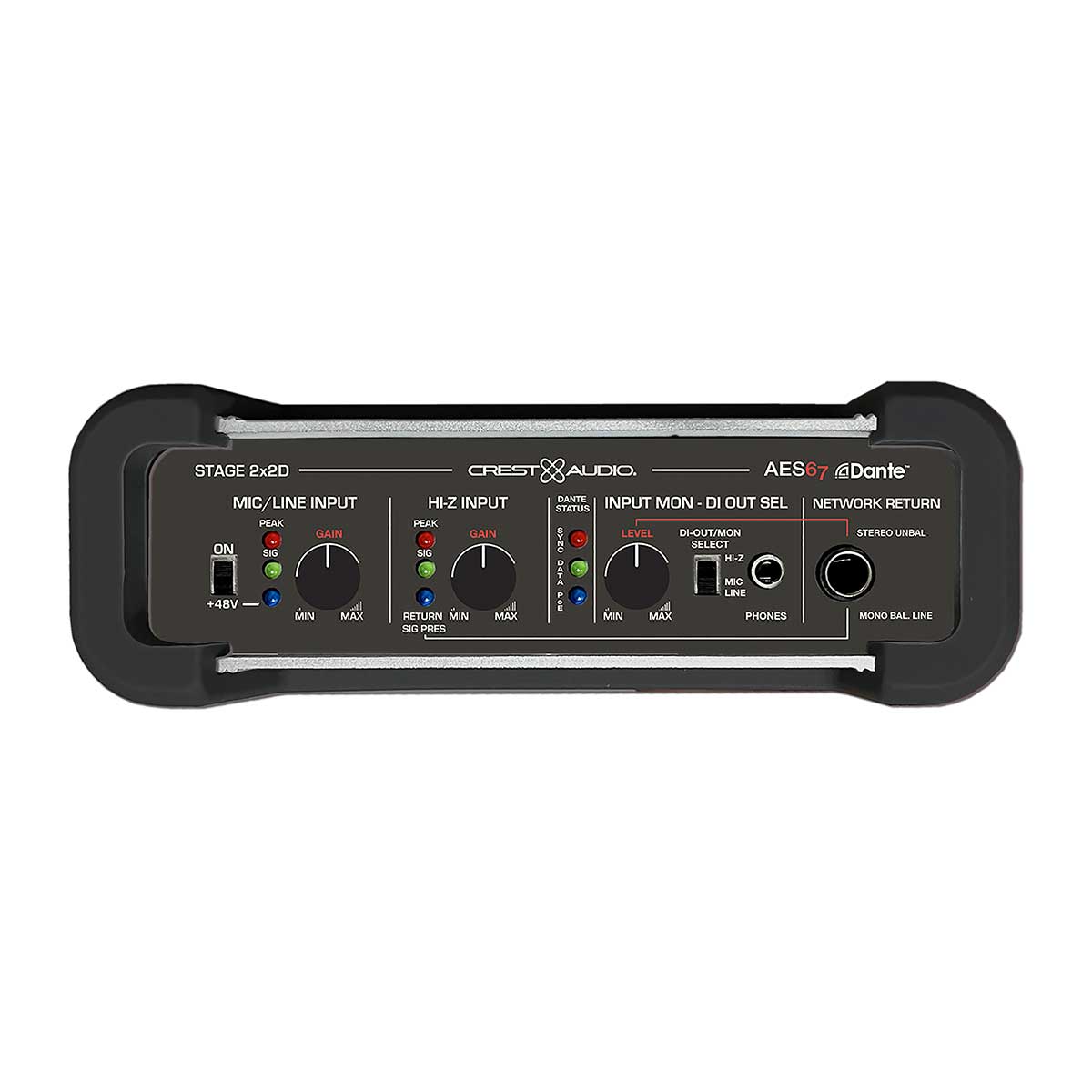 Crest Audio Stage™ 2x2D Direct Injection Network Audio Interface