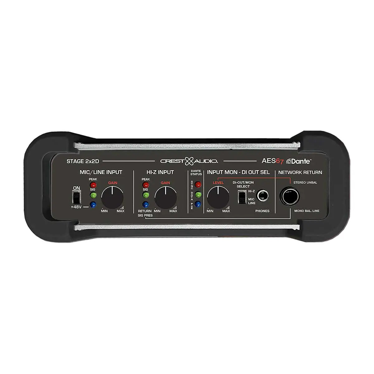 Crest Audio Stage™ 2x2D Direct Injection Network Audio Interface