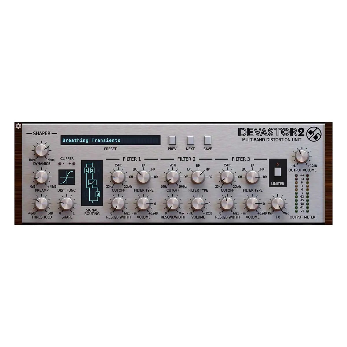 D16 Devastor 2 Multi-Band Distortion Plug-In (Digital Download) D16 Group