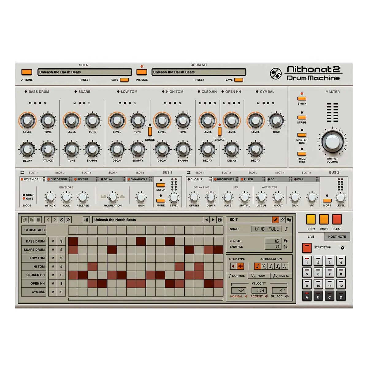 D16 Nithonat 2 Drum Machine Plug-In (Serial Nr + Download)