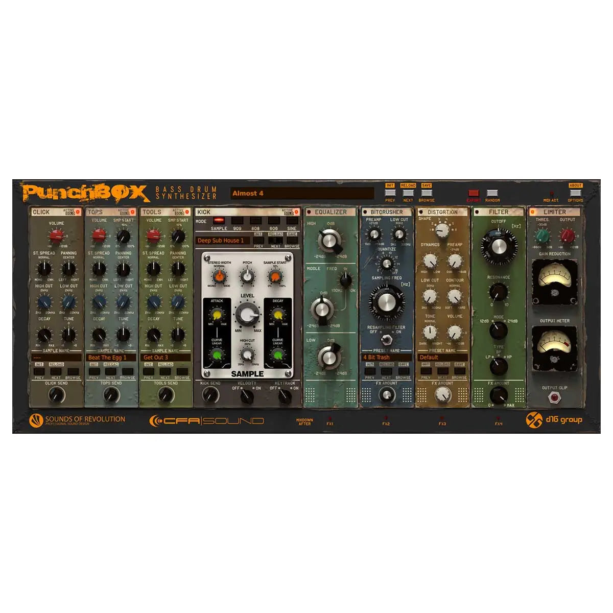 D16 PunchBox Drum Synthesizer Plug-In (Digital Download)