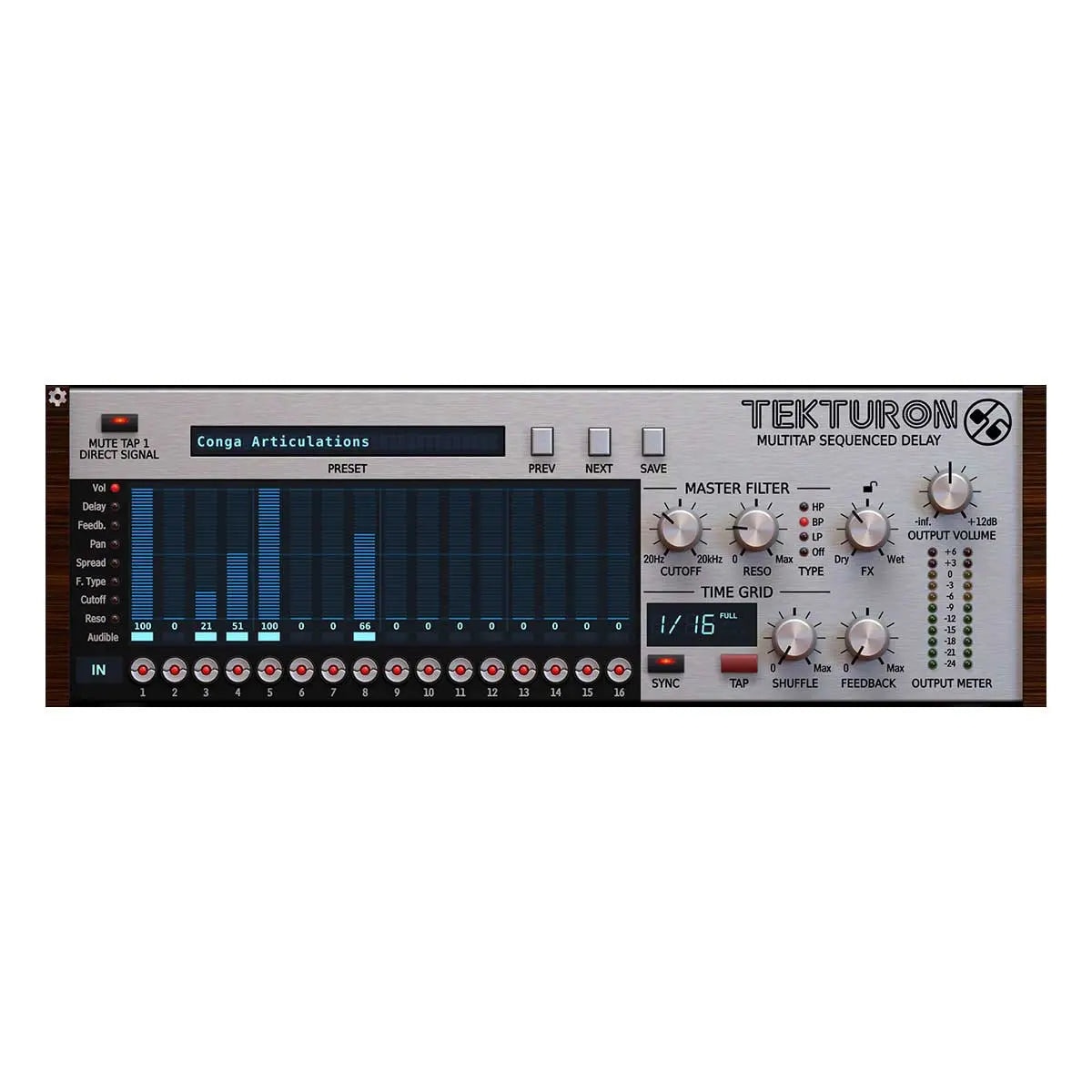 D16 Tekturon  Multi-Tap Delay Plugin  (Digital Download)